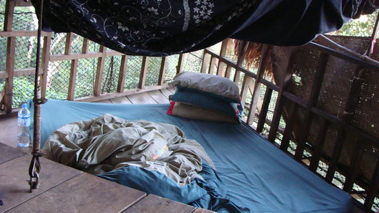 mein Schlafbereich  (darunter war nichts mehr...)