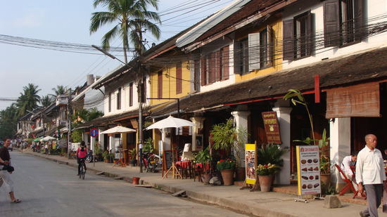 Die Strassen von Luang Prabang