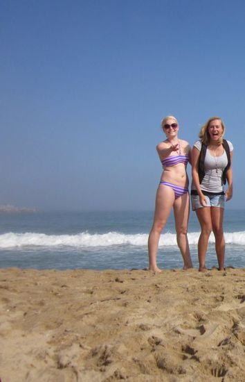 Laura und ich am Strand - Paparazzi 