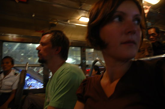 strangers on a bus
