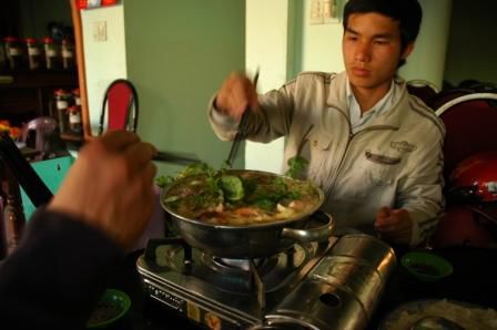 Hot Pot in Aktion