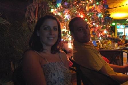Cherie und Richard in Joe's Cafe