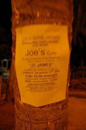 Seine Flyer an Palmen gepinnt zu sehen, ist auch fuer Jz James eine Premiere