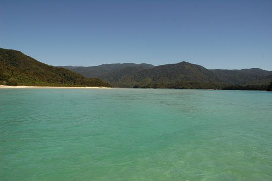 Das erste Inlet bei Flut