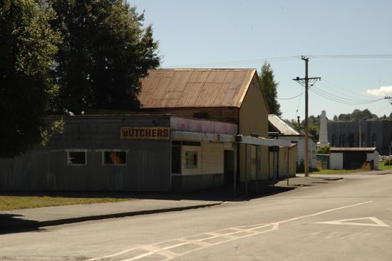 Reefton besitzt zum Teil noch alten Goldgraeber-Charme.