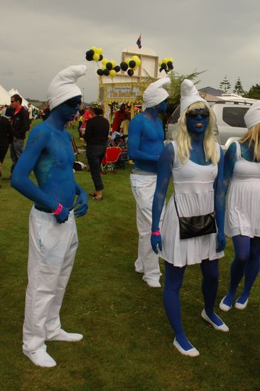 Selbst die Schluempfe...