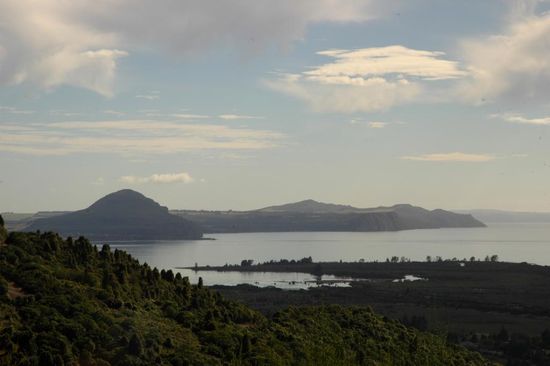 Lake Taupo sollte man lieber aus der Entfernung geniessen