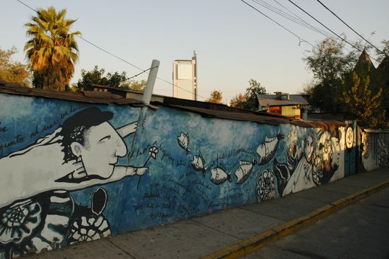 ...und Grafittis haben ihren eigenen Charme.