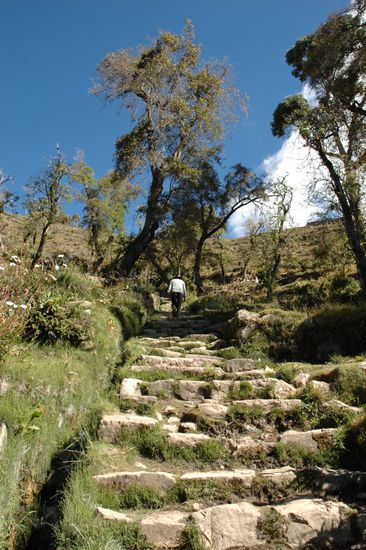 Nur noch 673 Stufen...