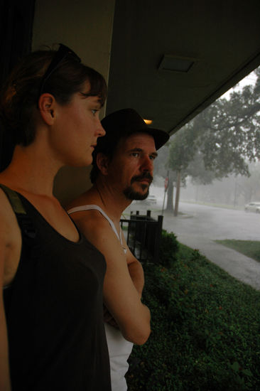 ... und uns nur für kurze Zeit ab.