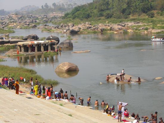 Waschen und Baden in toller Naturkulisse