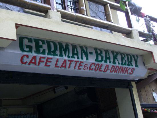 Dank German Bakerys ist eine gute Versorgung mit Backwaren aller Art gewaehrleistet - auch "black forest"