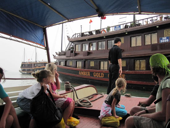 Mit Sonnendeck - das aber leider den Namen nicht verdient hat : (