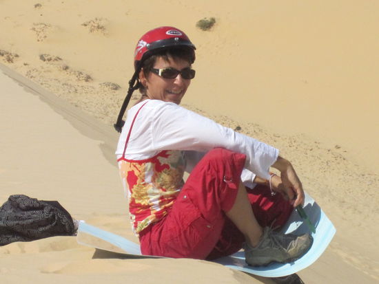 Die Schutzausruestung erwies sich als ueberfluessig ...