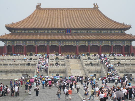 The Hall of Supreme Harmony - dort feierte der Herrscher seinen Geburtstag ...