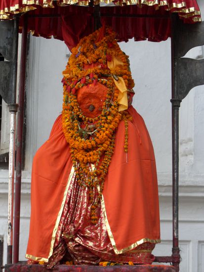 Hanuman, der Affengott darf  nicht sehen, was jetzt kommt!