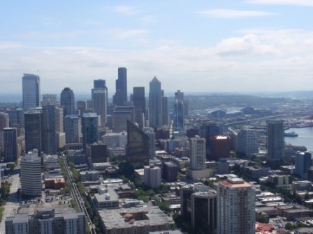 dann weiter zum zweiten Mal auf die Space Needle by Day