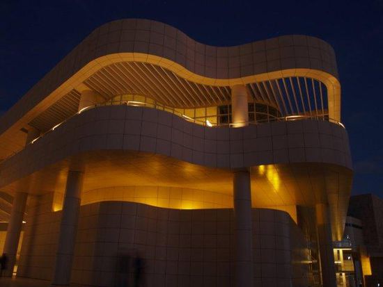 Getty Centre by night. Und das ist nur ein kleiner Teil!