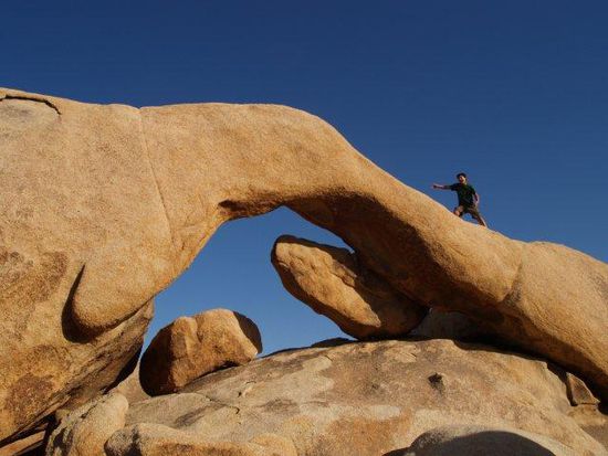 Tolle Felsformationen, hier der Archrock