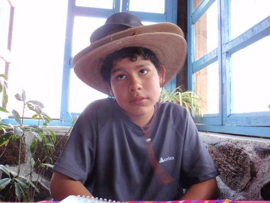 Daraufhin baten wir Schischi, seinen unschuldigsten Blick aufzusetzen...