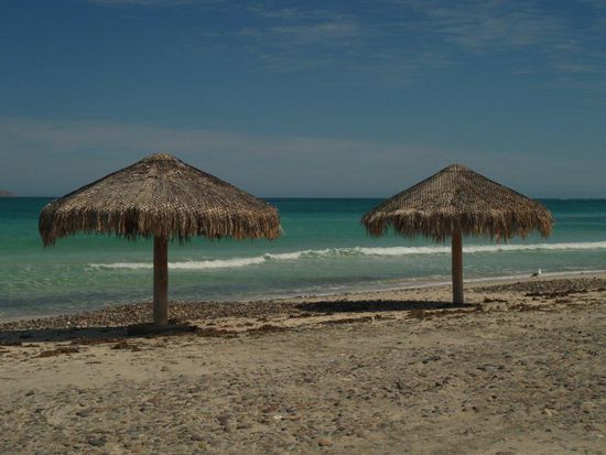 Pichilingue, von hier aus wird uns die Fähre aufs Festland fahren.