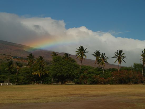 Und so begruesst uns Molokai, the friendly-island