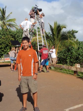 Am Set von Lost, der amerikanischen Fernsehserie
