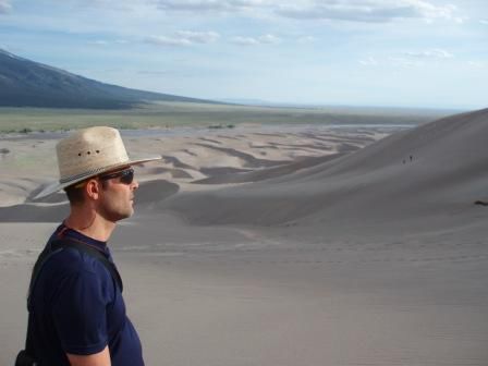 Roland im Great Sand Dunes National Park, Colorado