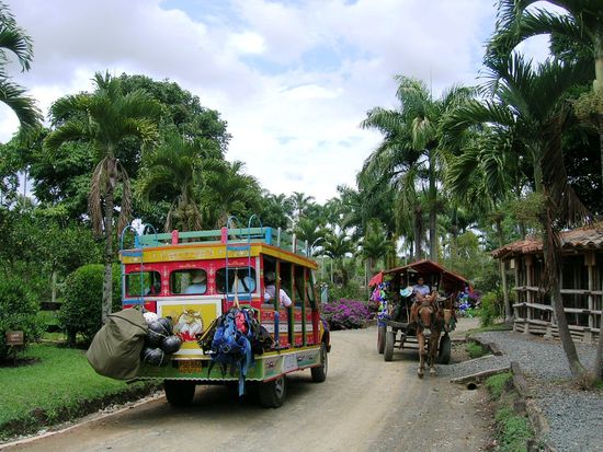 Eine chiva im Panaca
