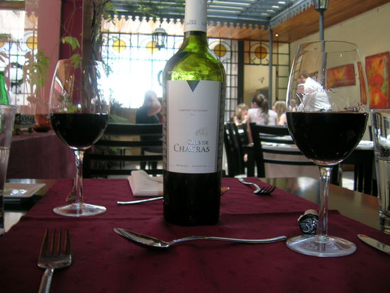 Restaurant im Weingut Clos de Chacras