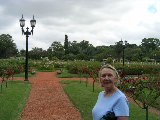 Der Rosengarten in Buenos Aires