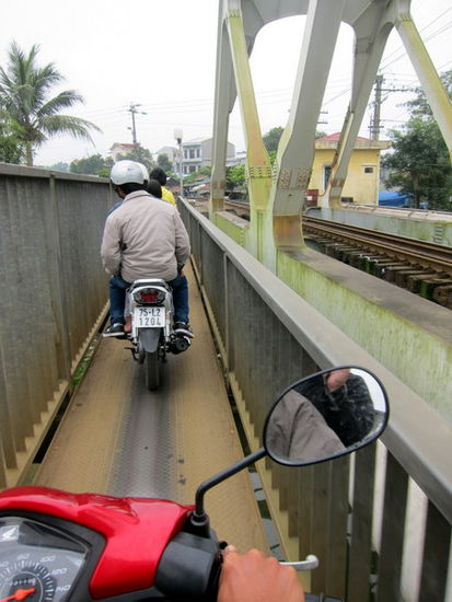 Während der Fahrt mit den 'Thu Wheels'