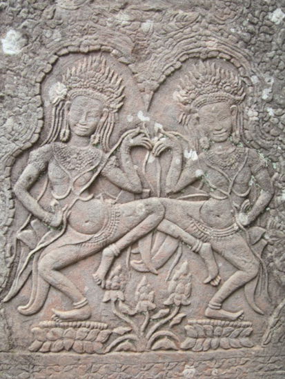 Bayon - Apsara's, himmlische Tempel-Tänzerinnen