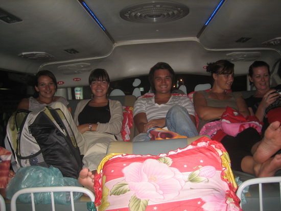 Mit dem Nachtbus ging es Richtung Hoi An!