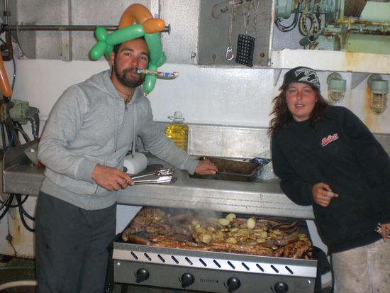 Danach dann das BBQ.