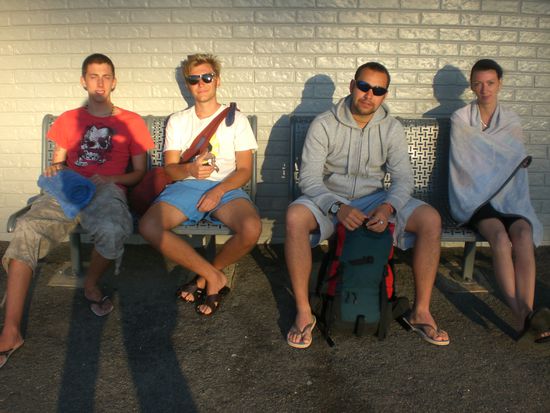 ...nach einem anstrengenden Tag am Strand.