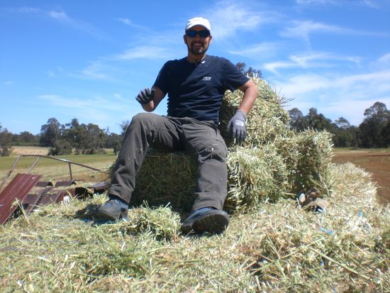 Ich als Farmarbeiter! 