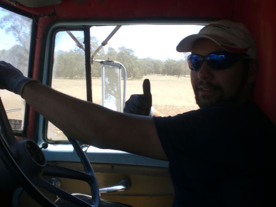 Ich als "Trucker"! (...es sollte aber noch besser kommen an dem Tag)