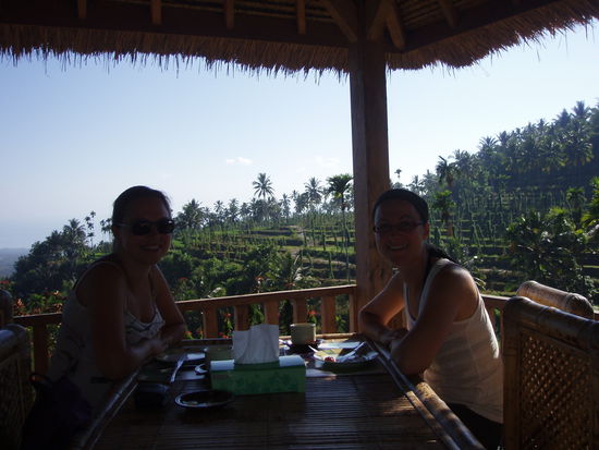 Blick vom Frühstückstisch