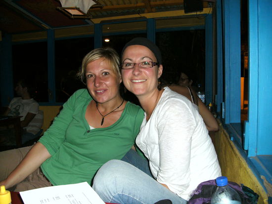 Wir lassen es uns am Abend bei Livemusik gut gehen