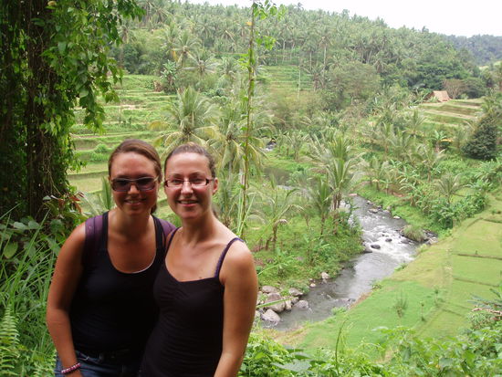 Blick auf Sayan Terrace