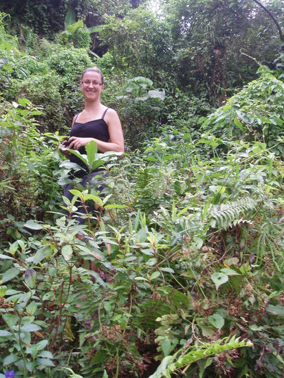 Christina auf glitschigen Pfaden