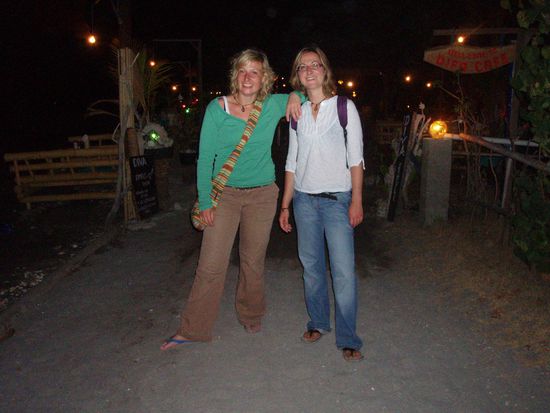 Ulli und Christina an der "Strandpromenade"