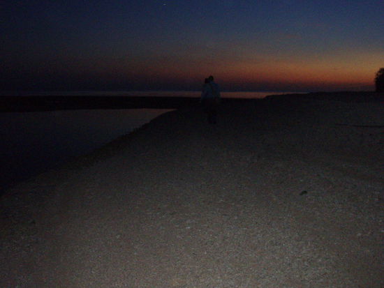 Auf dem Weg zum Sonnenaufgang