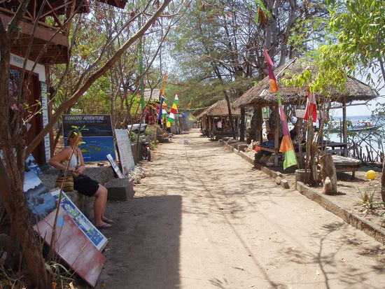 In den Straßen von Gili Air