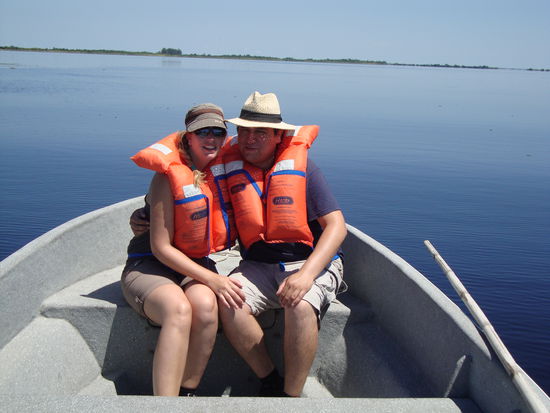 Die Forscher Sandrina und ich