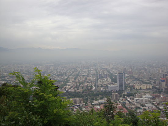 Auch Santiago,das weise ist kein Nebel sonder der Smog