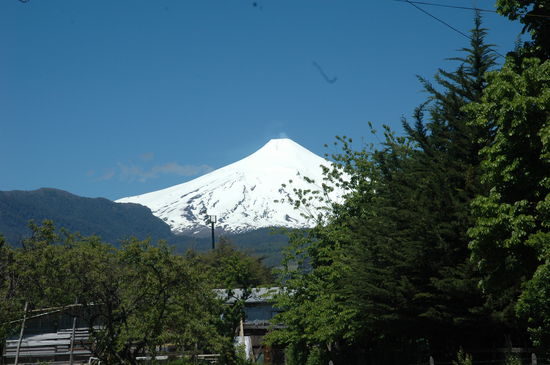 Villarica der Vulkan Wacht über die Region