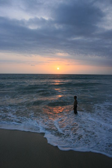 Sonnenuntergang in Kuta