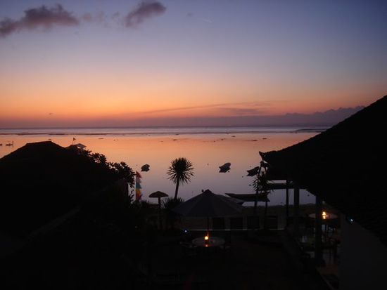 ...vor unserem bungalow